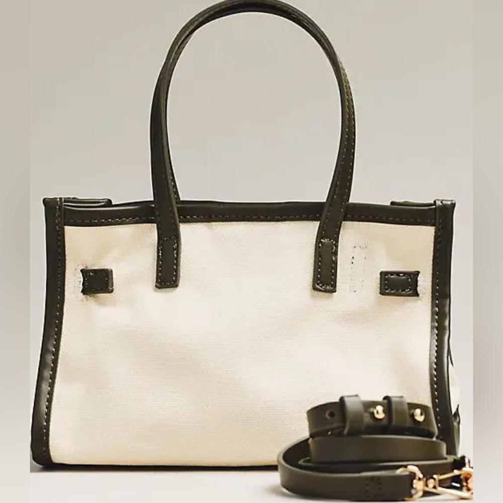 Anthropologie Black and Cream Crossbody Bag NWT - Picture 5 of 11